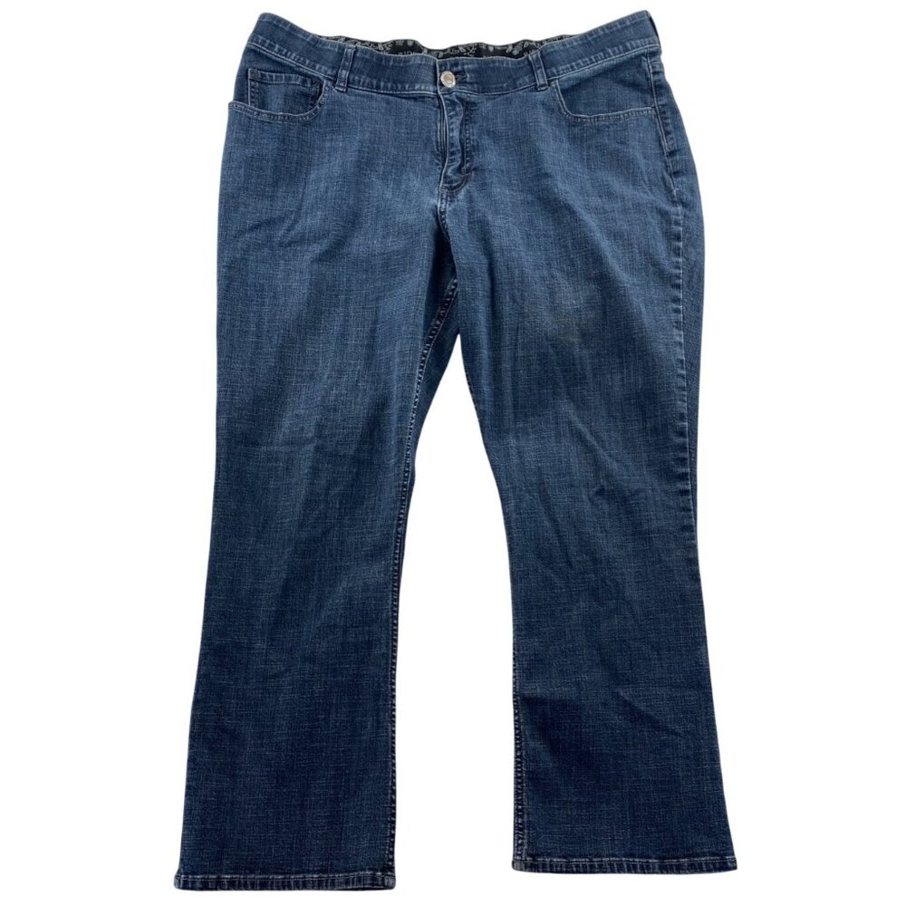 Riders By Lee Womens Jeans Size 8 Medium Midrise Bootcut Blue Denim